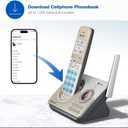 AT&T DL72219 DECT 6.0 2-Handset Cordless Phone for Home with Connect to Cell, Call Blocking, 1.8" Backlit Screen, Big Buttons, intercom, and Unsurpassed Range