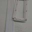 Whitmor 4 Tier 20 Pair Floor Shoe Rack - White