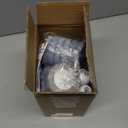 LFBEAR Disposable Toilet Brush Wand, Wall Mounted Toilet Cleaner Kit with Holder, 12 Refills Replacement Heads for Bathroom Cleaning