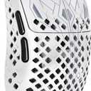 MAMBASNAKE M2 Carbon Fiber Wireless Gaming Mouse,PAW3395PRO 40K DPI Optical Sensor,41g Ultra Lightweight Ergonomic,Programmable Buttons BT/2.5Ghz/Wired Mice,Computer Accessories for PC/Mac-White