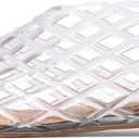 Molozoey Jelly Mesh Ballet Flats - Comfortable Clear Jelly Shoes, Adult Women's Closed Toe Flats Sandals