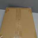 Double Layer Bread Box for Kitchen Countertop, Large Breadbox Bread Container Storage with Acrylic Door, Wooden Farmhouse Bread Holder (Black, Medim-15.7" L x 9.5" W x 13" H)