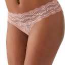 b.tempt'd Women's B.tempt'd By Wacoal Women's Lace Kiss Moderate Coverage Bikini Panty, 978182 (Pink, XL)