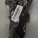 Heatless Curling Rod Headband No Heat Silk Ribbon Curling Rod Hair Roller Curls with Hair Claw Clip Lazy Natural Soft Wave DIY Hair Rollers Styling Tool for Sleep in Overnight (Black)