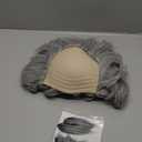 Old Man Bald Cap Grey Wig With Hair On Sides Balding Wig Grandpa Halloween Cosplay Costume Wig