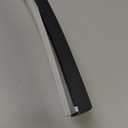 39.37Inch Linear Ceiling Light 6000K Black Modern Ceiling Light Fixture 28W Long Flush Mount Ceiling Lamp for Hallway, Kitchen, Bedroom, Dining Room