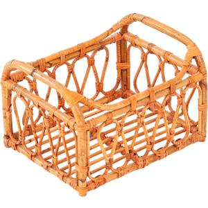 Kate Newborn Photography Props Rattan Basket Bed Handcrafted Baby Bed Posing Props for Baby Photography Photoshoot