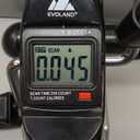 Mini Exercise Bike, himaly Under Desk Bike Pedal Exerciser Portable Foot Cycle Arm & Leg Peddler Machine with LCD Screen Displays (Silver and Black)