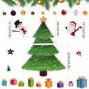 Christmas Tree Fridge Magnets SetMagnetic Christmas Decorations with Santa, Reindeer & Gift Boxes, Reusable Holiday Ornaments for Refrigerator, Home, Office, Kitchen & Metal Surfaces