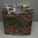 SONGMICS Storage Cubes, Set of 6 Storage Bins with Handles, Foldable Oxford Fabric and Non-Woven Fabric Storage Boxes, 11.8x11.8x11.8 Inches, Fit Cube Storage Unit, Rustic Brown and Black URFB102B01