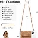CHOLISS Small Crossbody Bags for Women, Vegan Leather Cell Phone Purse, Mini Travel Purse with Adjustable Strap Womens Gifts