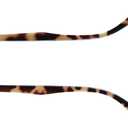 1 Pair Glasses Replacement Arms Legs, Plastic Temple Arms for Eyeglasses Sunglasses, Leopard Print, 1mm Tooth Thickness