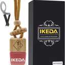 Ikeda Car Air Freshener: Hanging Car Smell Air Freshener | 10ml Hanging Car Perfume | Long Lasting Fragrance | Strong Scents Diffuser for Auto Home (Black pomegranate|Square)