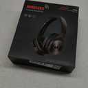 ZIHNIC Active Noise Cancelling Headphones, 40H Playtime Wireless Bluetooth Headset with Deep Bass Hi-Fi Stereo Sound,Comfortable Earpads for Travel/Home/Office (Black)