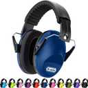 Ear Muffs for Noise Reduction: SNR27.4 Noise Cancelling Headphones for Kids with Adjustable Headband, Hearing Protection Earmuffs for Monster Truck, Fireworks and Kids Autism, Dark Blue