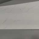 Haimin Wall Panels Peel and Stick 10 Pieces 23.6x11.8in (19.4 Sq. Ft. Coverage) Lightweight Backsplash Marble Look Tile (not Real Marble) Ideal for Kitchen Bathrooms Living Rooms Bedrooms (White-LYB)