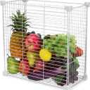 Cabilock Freezer Organizer Bin Wire Basket 13.78 Inch Breathable Mesh Pantry Storage for Upright Freezer Foods Snacks Vegetables Fruits
