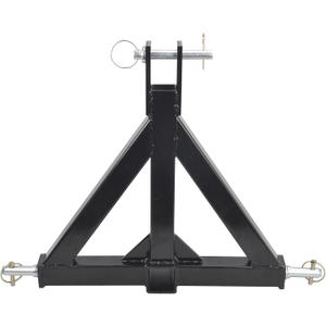 2 Inch 3 Point Heavy Duty Receiver Tow Drawbar Hitch Adapter Subcompact Trailer Compatible with Category 1 Tractors, Farm Equipment