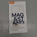 QTlier case for iPhone 16pro, 360 Rotatable Ring Stand, Raised Camera Frame, Shockproof Purple