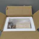 Nordic Stone Pendant Light, Cylinder Small Mid Century Modern Hanging Ceiling Light, Rustic Wood Industrial Chandelier for Dining Room Table Kitchen Island Farmhouse Bedroom