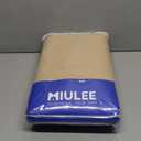 MIULEE Back Tab Cream Beige Curtains 108 Inch Long 2 Panels Set for Living Room Bedroom, Ivory Rod Pocket/Pinch Pleated Light Blocking Extra Long Thermal Insulated Room Darkening Blackout Drapes