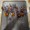 Large Halloween Artificial Flower Decorations, Spider and bat cuttings for Home, Office, Kitchen Decoration, Halloween Party SuppliesHalloween Indoor and Outdoor Party Decor Supplies