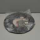 Winco Round Fiberglass Tray with Non-Slip Surface, 16-Inch, Black (15.9")