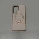 TORRAS 360 Spin Magnetic Stand for Samsung Galaxy S25 Ultra Case Beige Gold, Fit for Magsafe, Military Grade Slim Protective S25 Ultra Case with Kickstand Rotatable, Ostand Spin, Aesthetic Dune