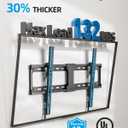 Tilt TV Wall Mount Fits 16-24" Studs, Holds 37-86" TVs up to 132 lbs, Max VESA 600x400mm - by USX STAR