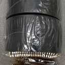 Festiva 200Pcs Green Dessert Plates 6.3" with Plastic Forks 5"- Small Disposable Plates- Dessert/Cake/Appetizer Plastic Plates include 100Plates 100Forks for Christmas Party&New Year (Emerald Green Gold)