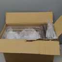 6Pack Stackable Kitchen Storage Organizer, Pantry Organizers and Storage, Clear Foods Organizer Bins with Handles, Easily Assemble for Bathroom, Kitchen, Pantry, Cabinet, Closet (Large)