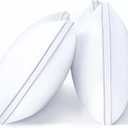 viewstar Pillows Queen Size Set of 2, Bed Pillows for Sleeping, Queen 2 Pack for Back, Stomach or Side Sleepers, Fluffy for Bed with Down Alternative, Machine Washable, 19" x 28"