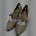 mysoft Women's Pointed Toe Low Stiletto Heel Dress Pumps Shoes Wide Sizes  8,5