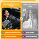 2 IN 1 Reversible Heated Car Blanket 57"x40" Heated Blanket 12V Electric Throw Temp Control Auto Off Portable Travel Blanket for Car Truck RV Van Vehicle Winter Outdoor Camping Road Trip Warmer