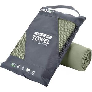 Rainleaf Microfiber Towel Perfect Travel & Gym & Camping Towel. Quick Dry - Super Absorbent - Ultra Compact - Lightweight. Suitable for Trip, Beach, Shower, Backpacking, Pool (48.00" x 24.00", Green)