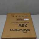 SOLPERK Solar Panel Kit 20W 12V, Waterproof Solar Battery Trickle Charger Maintainer + Smart MPPT Controller + Adjustable Mount Bracket for Boat Car RV Motorcycle Marine Automotive