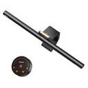 Quntis Monitor Light Bar with Remote, 16.7'' Eye Care No Glare Computer Light Bar with Backlight, Auto-Dimming & Timer, Stepless Dimming Monitor Lamp for Desk Gaming Home Office Curved Monitors