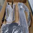 DWVO Outdoor Chaise Lounge Set, 2 Patio Chaise Lounge Chairs with Side Table, Padded Textile Pool Loungers with 5-Level Backrest and Wheels for Beach, Lawn, Porch, Garden (Beige) (Set of 3)