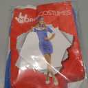 Morph Air Hostess Costume for Women Blue - Retro Stewardess Outfit Womens - Flight Attendant Costume for Women (Small)