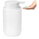 Soap Liquid Dispenser Ceramic with Easy-to-Press Pump Hand Liquid Dispenser (Can't Foam) for Shampoo Bathroom Countertop 13.5 oz