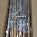 Wedding Sign Holder, Adjustable Welcome to Our Wedding Sign Stand W/Design Bundle & Leather Sign Hanging Straps, Heavy Duty Easel Stand for Sign, Wedding Seating Chart Stand, Easel for Display (Copper)