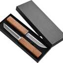 Treszen Double Knife Set, Flexible Cooking Knife for Peeling, Slicing, Trimming, etc., Precision Close Knife, High Carbon Stainless Steel Blades, Kitchen Knives, Yellow