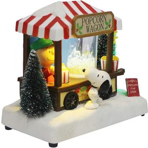 Kurt Adler 7-Inch Battery-Operated Peanuts LED Musical Table Piece