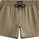 maamgic Men's 5 inch Inseam Shorts Pull-On Relaxed Fit Comfort Stretch Short Shorts with Pocket, M