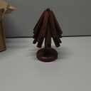 A Tree Design Trivet Mats Set of 3, Foldable Walnut Wood Kitchen Hot Pads Trivet,Folding Tree Shape Black Walnut Wood Table Mat, Trivet Set Wood Coasters for Teapot Hot Pots