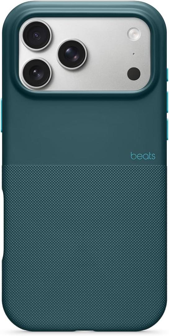 Beats iPhone 17 Pro Max Rugged Case with MagSafe & Camera Control, Scratch & Drop Tested, Matte Texture with Microfiber Lining - Rocky Blue