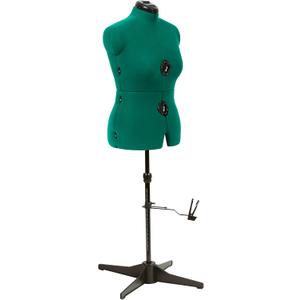 Dritz Sew You Adjustable Dress Form M/L, Sizes US 12–18, Female Sewing Mannequin with Pinnable Body Torso, 12 Dials for Accurate Fitting & 360 Hem Guide, Medium