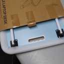 FISYOD Foldable Laptop Table, Portable Lap Desk Bed Table Tray, Laptop Stand with Cup Holder & Tablet Slot & Lifting Handle for Working Writing Drawing & Eating (Blue)