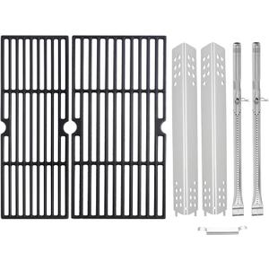 463673519 463625219 Grill Grates Replacement for Charbroil Performance Grill Replacement Parts 2 Burner Parts 463625217 Heat Tent Burners Grill Parts G470-0002-W1 G470-0004-W1A 463673517 Cooking Grate