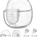 Wearable Breast Pump Replacement Parts Compatible with Lansinoh Discreet Duo Nuliie S32 Wearable Breast Pump, Include Duckbill Valve, Silicone Diaphragm, 27mm Flange, Milk Collector Cup